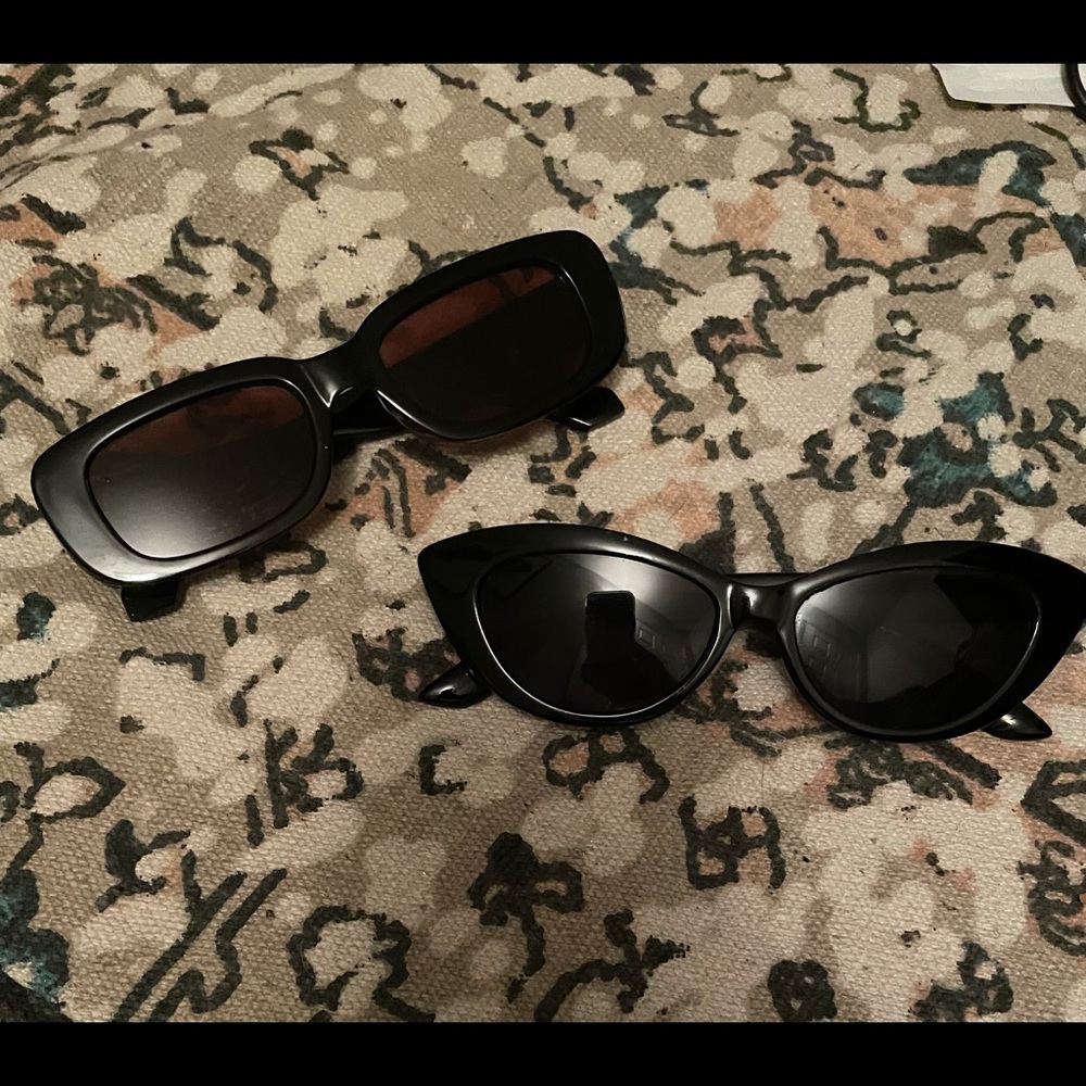 2 pair of sunglasses